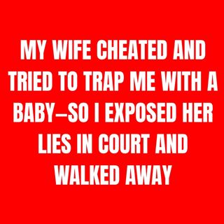 My Wife Cheated And Tried To Trap Me With A Baby—So I Exposed Her Lies In Court And Walked Away.