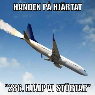 ”286. HJÄLP VI STÖRTAR”