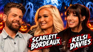 Kelsi Davies & Scarlett Bordeaux Give Jack Osbourne A Haunted Doll!