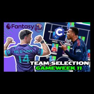 GABRIEL CAPTAIN AGAIN? 🤔💭| FPL TEAM SELECTION GAMEWEEK 11 💪🔥| Fantasy Premier League Tips 2025/26