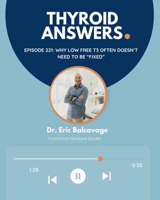 Episode 221: Why Low Free T3 Often Doesn't Need to Be "Fixed"