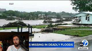 Texas is in a flood.. | Asmongold TV