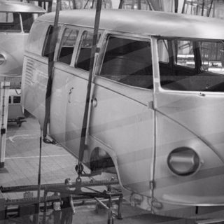 8th March 1950: Volkswagen Type 2 ‘Camper’ van enters production, also known as the Transporter or Bus