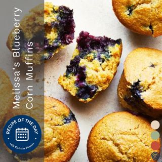 Blueberry Corn Muffins with Melissa Knific