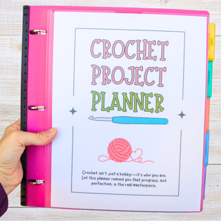 Organize Your Yarn Stash & Finish WIPs: The Ultimate Crochet Project Planner System | Gifts for Crocheters & Makers