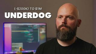 The Underdog: From $200K in Debt to $1M App Maker | Starter Story
