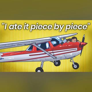 The Man Who Ate an Entire Airplane, Piece by Piece