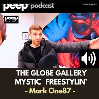 peep podcast Graffiti Artist Mark-One-87 Exploring Creativity and Community at The Globe Gallery North Shields