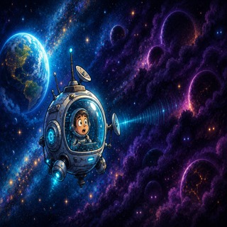 The Dark Forest Theory Told as a Calm Space Mystery