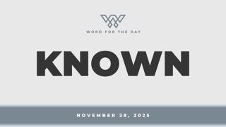 KNOWN