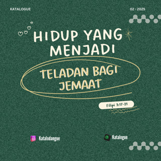 Hidup Yang Menjadi Teladan Bagi Jemaat