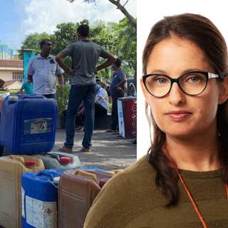 Hotellet använde sista elen till en konsert: Naila Saleem, Sydasienkorrespondent