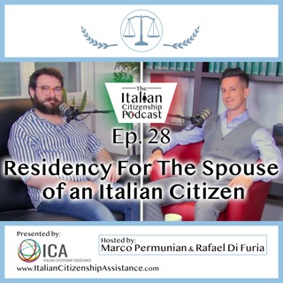 Italian Residency Permit Through Marriage & Residency in Europe For The Spouse an Italian Citizen