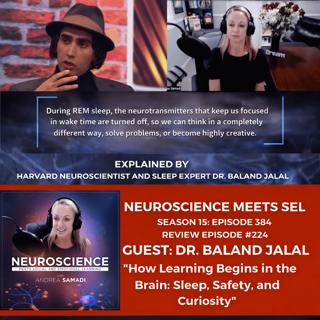 How Learning Begins in the Brain: Sleep, Safety and Curiosity (Revisiting Dr. Baland Jalal)