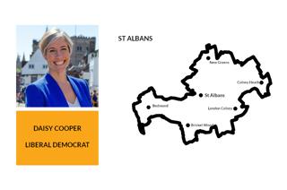 St Albans candidate – Daisy Cooper, Liberal Democrat