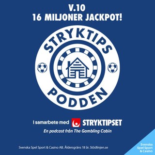 Stryktipset v.10 - 16 Miljoner Jackpot!