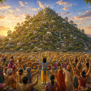 Ep. 64 - Krishna Establishes Govardhan Puja