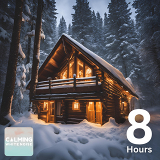 Windy Snowstorm Sounds for Relaxation | 8 HOURS of Winter Ambience