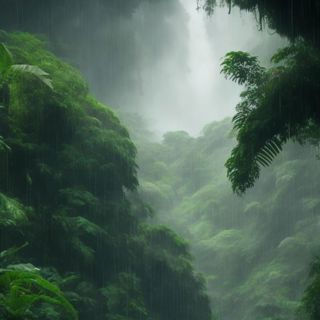 Thunder in the Rainforest - 10 Hours Sleep Sound