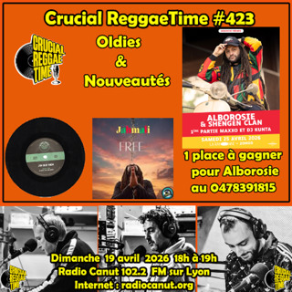 Crucial Reggae Time 423 Oldies & Nouveautés 19042026 1h