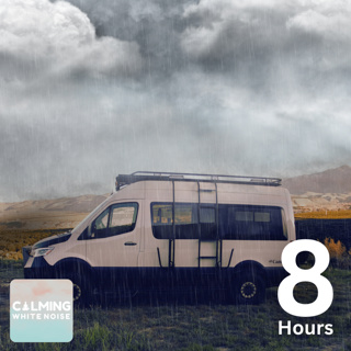 Soothing Rain in a Camper van (8 Hours) | Rain Sounds for Study, Sleep, or Meditation