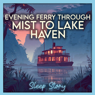 The Coziest Sleep Story for Adults | A Peaceful Ferry Ride to Lake Haven Through Silver Mist for Sleep Aid Relief