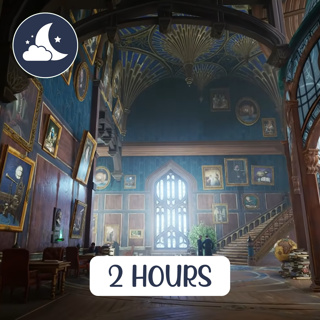 Hogwarts Castle Walking Tour | Harry Potter Ambience & Music for Sleep and Relaxation