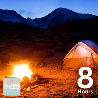 Relaxing Campfire Experience (8 Hours) | Crackling Flames and Cricket Sounds for Sleeping