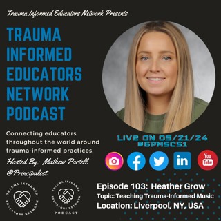 Episode # 103: Heather Grow - Trauma Informed Educators Network Podcast