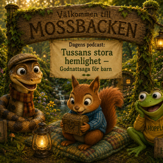 Godnattsaga för barn: Tussans stora hemlighet — Berättelser från Mossbacken