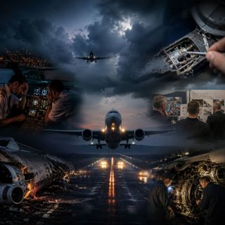 The Hidden Cascades of Aviation Disasters