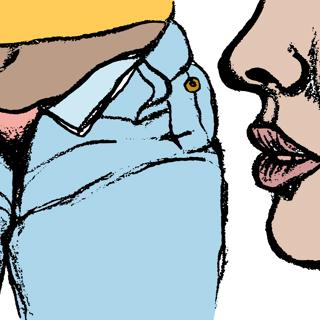 Sexnovell: Dina läppar fortsätter ner