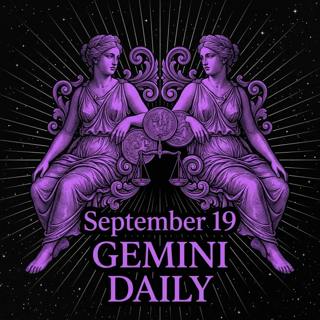 Saturday, September 19, 2026 Gemini Horoscope Today