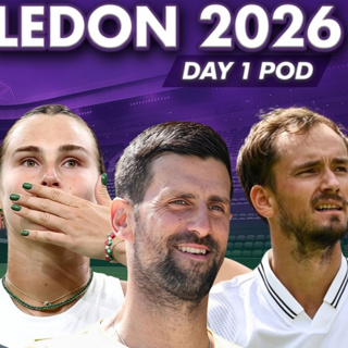 Wimbledon 2026 Day 1 Pod: Sinner Scare, Djokovic Battle, Sabalenka & Andreeva Win, Rublev Upset