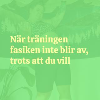 52. När träningen inte blir av, trots att du vill
