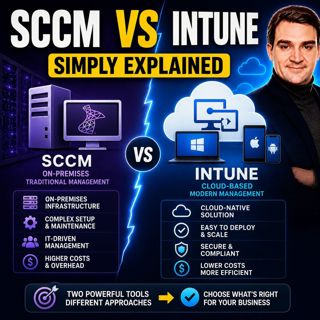 SCCM vs Intune - Simply Explained