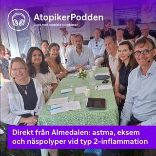 Panelsamtal från Almedalen: Astma, eksem, allergier och näspolyper – hur ny kunskap om typ 2‑inflammation förändrar synen på atopiska sjukdomar