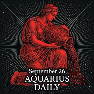 Saturday, September 26, 2026 Aquarius Horoscope Today