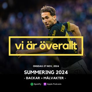 Summering 2024: Backar + Målvakter