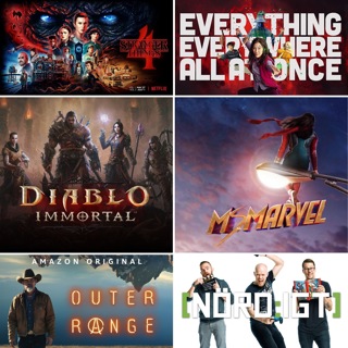 373. Den om Diablo Immortals, Ms. Marvel, Outer Range, Everything Everywhere All at Once och Strange Things S04 Vol. 1