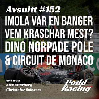 152. Imola var en Banger, Vem Kraschar Mest? Dino norpade Pole & Circuit de Monaco
