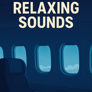 Relaxing Sounds – Airplane Mid-Flight Ambience | Sleep, Study, Focus | (8 Hours)