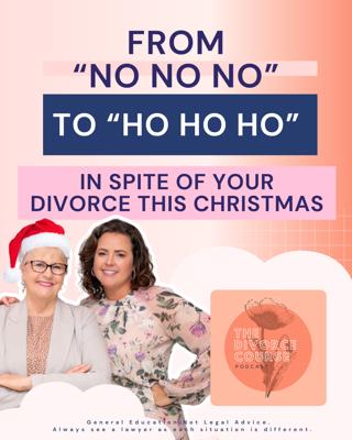 From "No No No" to "Ho Ho Ho" in spite of your divorce this Christmas