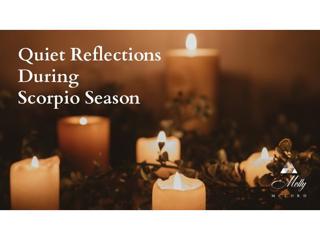 Quiet Reflections During Scorpio Season