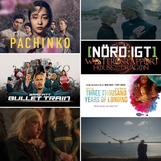 381. Den om Three Thousand Years of Longing, Pachinko, Bullet Train och Westerosrapport HotD S01E07: Driftmark