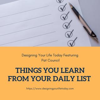 Things You Learn from Your Daily List