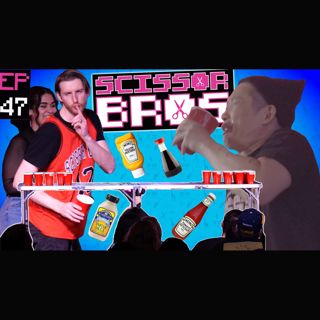 S1 Ep47: Condiment Pong Irvine LIVE! | Scissor Bros with Jeremiah Watkins and Steebee Weebee | Ep 47