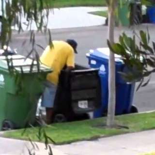 Is it OK to go through someone else's recycling bin?