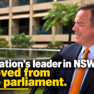 One Nation's NSW Leader Removed from State Parliament
