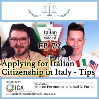 Tips for applying for Italian citizenship in Italy